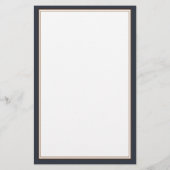 白黒シンプルモノグラムビジネス 便箋 (裏面)