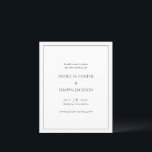 白黒シンプル予算結婚式の日付の保存<br><div class="desc">エレガントな結婚式は、セリフレシンプルスフォントと周りのイベント縁ど詳細と伝統的クラシックのデザインを備えた日付を保存する。</div>