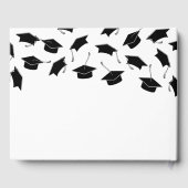 白黒シンプル卒業ゲストブック ゲストブック (裏面)