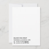 白黒シンプル多重ヘアクリップ表示カード シーズンカード (裏面)