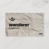 白黒シンプル実在不動産上場事業Ca 名刺 (裏面)