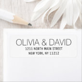 白黒シンプル文字 ラベル (インサイチュ)