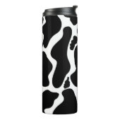 白黒シンプル牛斑動物 タンブラー (回転左)