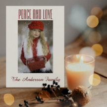 白黒シンプル金ゴールド写真クリスマス