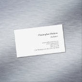 白黒シンプルPlain Architect名刺 マグネット名刺 (インサイチュ)