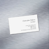 白黒シンプルPlain Architect名刺 マグネット名刺 (インサイチュ)