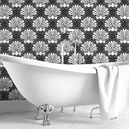 白黒シーシェル 壁紙