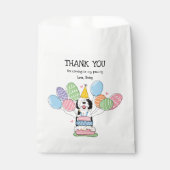 白黒シーパドールバースデーパーティー フェイバーバッグ (正面)