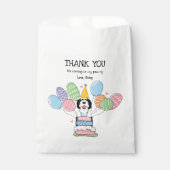 白黒シーパドールバースデーパーティー フェイバーバッグ (正面)