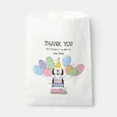 白黒シーパドールバースデーパーティー フェイバーバッグ (正面)