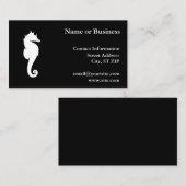 白黒シーホース 名刺 (正面/裏面)