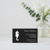 白黒シーホース 名刺 (スタンド正面)