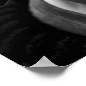 白黒ジェイクジレンハール引用文 ポスター (角)