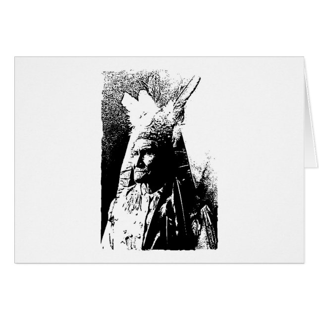 白黒ジェロニモ (正面横)