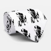 白黒ジェロニモ ネクタイ (ロール)