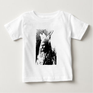 白黒ジェロニモ ベビーTシャツ