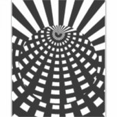 白黒ジオオルブ シール (正面)