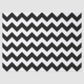 白黒ジグザグティッシュペーパー 薄葉紙 (正面)