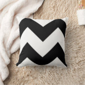 白黒ジグザグ枕 クッション (ブランケット)