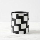白黒ジグザグ マグカップ (中央)