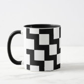 白黒ジグザグ マグカップ (左)