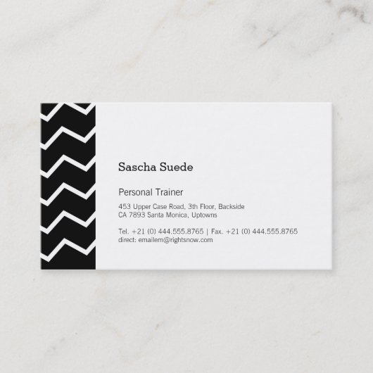 白黒ジヒ！ 名刺 (正面)