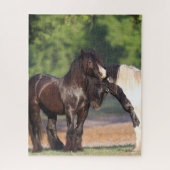 白黒ジプシーの二人のヴァンナー会議 ジグソーパズル (縦)