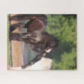 白黒ジプシーの二人のヴァンナー会議 ジグソーパズル (横)