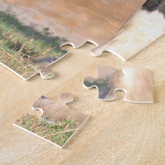 白黒ジプシーの二人のヴァンナー会議 ジグソーパズル (側面)