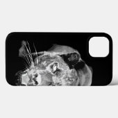 白黒ジャガーアイ Case-Mate iPhoneケース (裏面 (横))