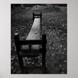 白黒ジョグリンのボード ポスター