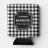 白黒ジンガムBBQ 缶クーラー (裏面)
