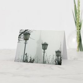 白黒スイスのクリスマスカード シーズンカード