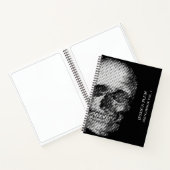 白黒スカルスケッチブックfor Artists ノートブック (内部)
