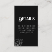 白黒スカルタトゥー結婚ズ エンクロージャーカード (正面)