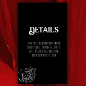 白黒スカルタトゥー結婚ズ エンクロージャーカード