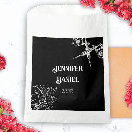 白黒スカルタトゥー結婚ズ フェイバーバッグ