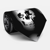 白黒スカルネクタイ ネクタイ (ロール)