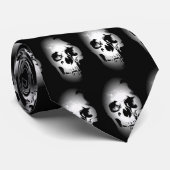 白黒スカルネクタイ ネクタイ (ロール)