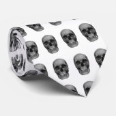 白黒スカルネクタイ ネクタイ (ロール)
