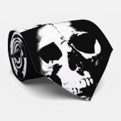 白黒スカルネクタイ ネクタイ (ロール)