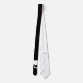 白黒スカルネックタイ ネクタイ (裏面)