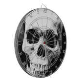 白黒スカル ダーツボード (正面左)