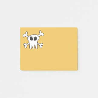 白黒スカル ポストイット