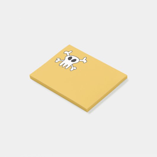 白黒スカル ポストイット (アングル)