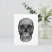 白黒スカル ポストカード (スタンド正面)