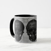 白黒スカル マグカップ (正面左)