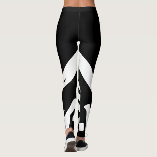 白黒スカル レギンス (裏面)