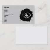 白黒スカル 名刺 (正面/裏面)