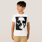 白黒スカル Tシャツ (正面フル)